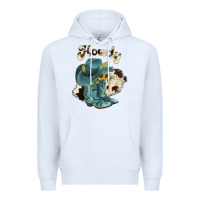 White howdy Premium Hoodie - JahusDesignShop