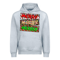 Heather Grey merry merry merry Urban Hoodie - CowhideDigitalArt
