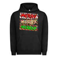 Pigment Black merry merry merry Urban Hoodie - CowhideDigitalArt