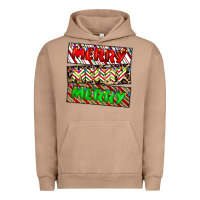 Pigment Burro merry merry merry Urban Hoodie - CowhideDigitalArt