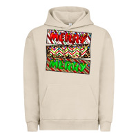Pigment French Oak merry merry merry Urban Hoodie - CowhideDigitalArt