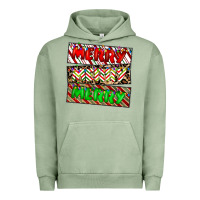 Pigment Oil Green merry merry merry Urban Hoodie - CowhideDigitalArt