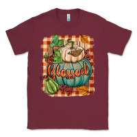 Burgundy Blessed Classic Tee - BundleAndBundleShop