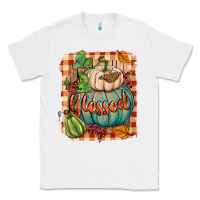 White Blessed Classic Tee - BundleAndBundleShop