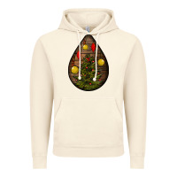 Vintage Artic christmas  teardrop Vintage Hoodie - BundleAndBundleShop
