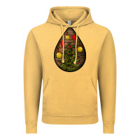 Vintage Mustard christmas  teardrop Vintage Hoodie - BundleAndBundleShop