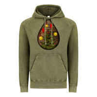 Vintage Olive christmas  teardrop Vintage Hoodie - BundleAndBundleShop