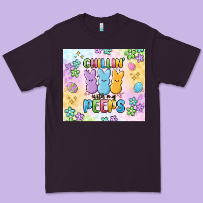 Chillin' With My Peeps Premium Tee Designed By Maliassmallbusiness