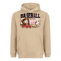 Mushroom baseball vibes Heavyweight Hoodie - FaDigitalArtStudio