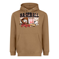 Toasted Coconut baseball vibes Heavyweight Hoodie - FaDigitalArtStudio