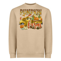 Mushroom Pumpkin farm with truck Heavyweight Sweatshirt - texasbilliewilder