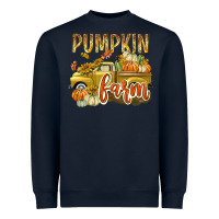 Pumpkin Farm With Truck Heavyweight Sweatshirt | Teevron