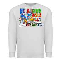 Dove Grey Be a kind sole Autism Awareness Premium Sweatshirt - FaDigitalArtStudio
