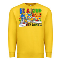 Lemon Be a kind sole Autism Awareness Premium Sweatshirt - FaDigitalArtStudio