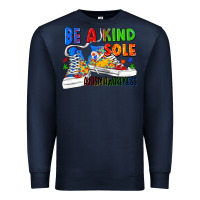 Navy Be a kind sole Autism Awareness Premium Sweatshirt - FaDigitalArtStudio