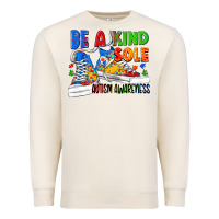 Sandshell Be a kind sole Autism Awareness Premium Sweatshirt - FaDigitalArtStudio