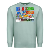 Seafoam Be a kind sole Autism Awareness Premium Sweatshirt - FaDigitalArtStudio