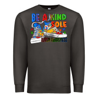 Smoke Be a kind sole Autism Awareness Premium Sweatshirt - FaDigitalArtStudio