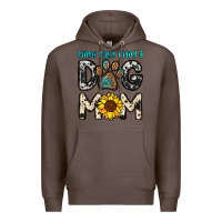 Coffee kinda busy being a dog mom Premium Hoodie - OliviaCreatesArt