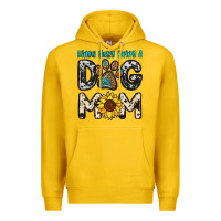 Lemon kinda busy being a dog mom Premium Hoodie - OliviaCreatesArt