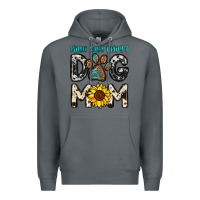 Rock kinda busy being a dog mom Premium Hoodie - OliviaCreatesArt