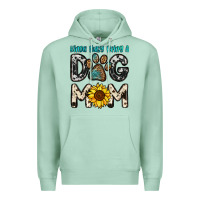 Kinda Busy Being A Dog Mom Premium Hoodie | Teevron
