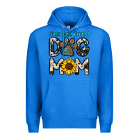 True Royal kinda busy being a dog mom Premium Hoodie - OliviaCreatesArt