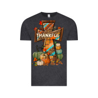 Thankful Fall Cross Vintage Tee | Teevron