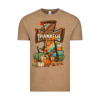 Vintage Coffee thankful fall cross Vintage Tee - BundleAndBundleShop