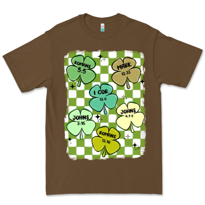 Shamrock Religious Premium Tee by MaliasSmallBusiness | Teevron