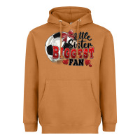 Meerkat little sister biggest fan soccer Heavyweight Hoodie - FaDigitalArtStudio