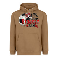 Toasted Coconut little sister biggest fan soccer Heavyweight Hoodie - FaDigitalArtStudio