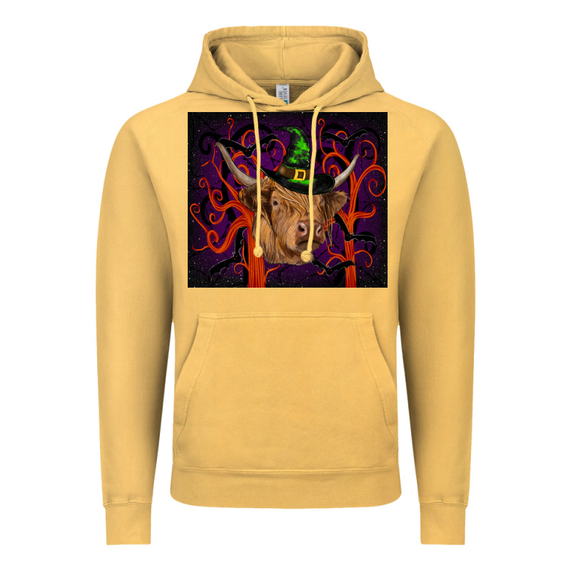 Halloween Glitter Highland Cow Tumbler Vintage Hoodie by RanaPortraitStore | Teevron
