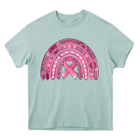 Arona breast cancer awareness rainbow Heavy Core Tee - Jasminsmagicworld