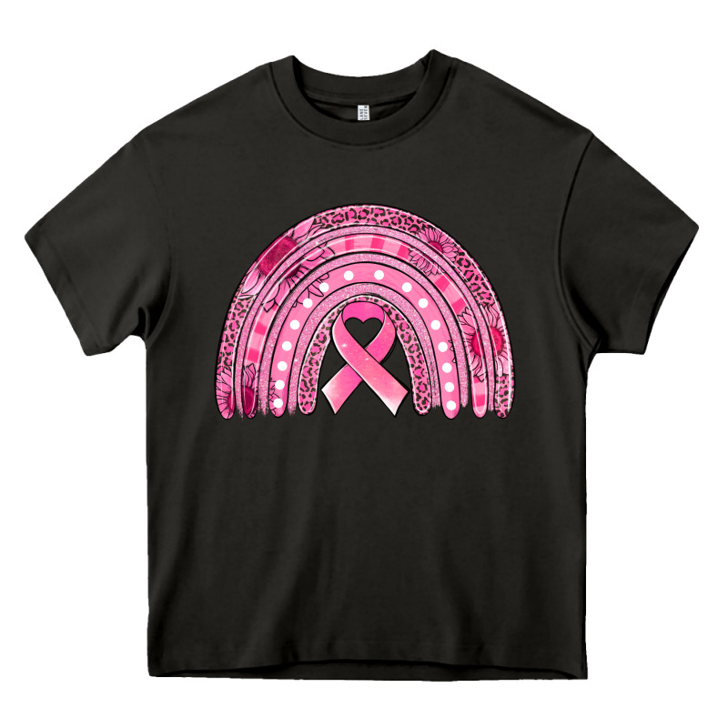 Breast Cancer Awareness Rainbow Heavy Core Tee by Jasminsmagicworld | Teevron