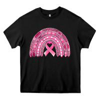 Black breast cancer awareness rainbow Heavy Core Tee - Jasminsmagicworld