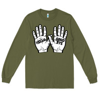Army Green Cult of Klaus Umbrella Long Sleeve Tee - Bettercallsaul