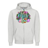 Easter Mini Happy Easter Day Zipper Hoodie | Teevron