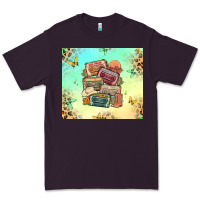 Plum country cassette tapes Premium Tee - MaliasSmallBusiness