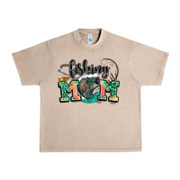 French Oak fishing mom Urban Heavy Tee - LillyAllenDesigns