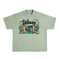 Oil Green fishing mom Urban Heavy Tee - LillyAllenDesigns