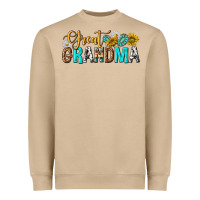 Mushroom Western Great Grandma Heavyweight Sweatshirt - texasbilliewilder