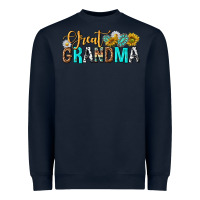 Navy Western Great Grandma Heavyweight Sweatshirt - texasbilliewilder