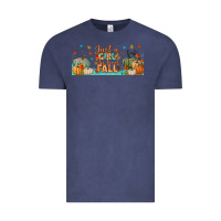 Vintage Denim just a girl who loves fall libbey glass Vintage Tee - BundleAndBundleShop