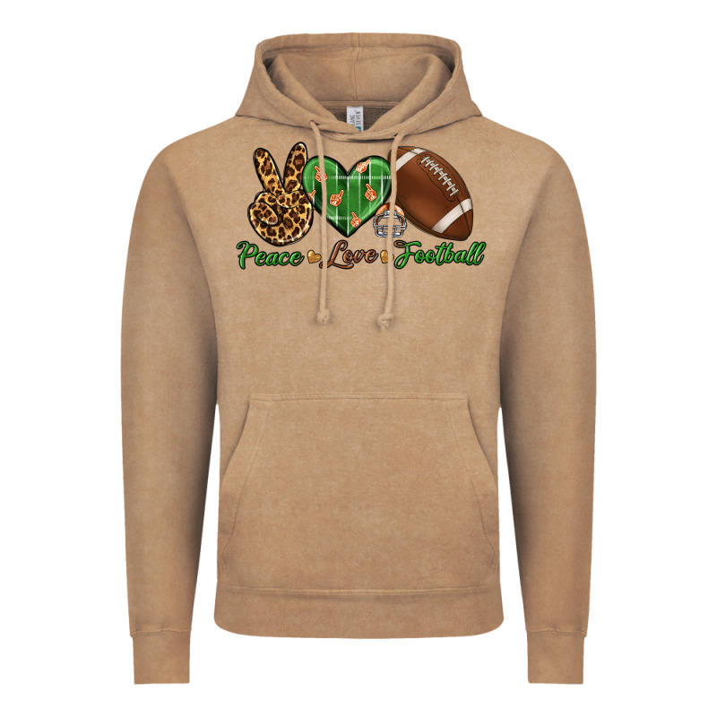 Peace Love Football Vintage Hoodie by BundleAndBundleShop | Teevron