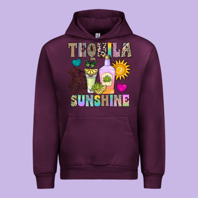 Tequila Sunshine Urban Hoodie Designed By Cowhidedigitalart