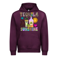 Mauve Wine Tequila Sunshine Urban Hoodie - CowhideDigitalArt