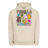 Pigment French Oak Tequila Sunshine Urban Hoodie - CowhideDigitalArt