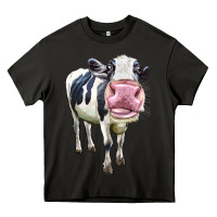 Asphalt Cute Holstein Heavy Core Tee - LillyAllenDesigns