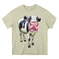 Mossy Cute Holstein Heavy Core Tee - LillyAllenDesigns